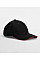 Black/Classic Red EarthAware® Classic Organic Cotton 6 Panel Cap - Sandwich Peak