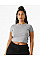 Athletic Heather Women's Micro Rib Baby Tee