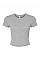 Athletic Heather Women's Micro Rib Baby Tee