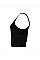 Solid Black Blend Women's Micro Rib Strap Tank