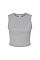 Athletic Heather Women's Micro Rib Muscle Crop Tank