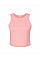 Solid Pink Blend Women's Micro Rib Racer Tank