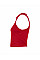 Solid Red Blend Women's Micro Rib Racer Tank