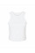 Solid White Blend Women's Micro Rib Racer Tank