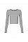 Athletic Heather Women's Micro Rib Long Sleeve Tee