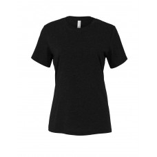 Black Women's Relaxed Jersey Short Sleeve Tee