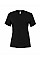 Black Women's Relaxed Jersey Short Sleeve Tee