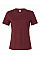 Maroon Women's Relaxed Jersey Short Sleeve Tee