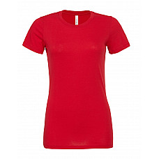 Red Women's Relaxed Jersey Short Sleeve Tee