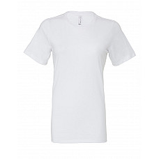 White Women's Relaxed Jersey Short Sleeve Tee