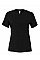 Black Heather Women's Relaxed Heather Jersey Short Sleeve Tee