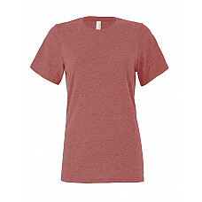 Heather Mauve Women's Relaxed Heather Jersey Short Sleeve Tee