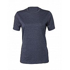 Heather Navy Women's Relaxed Heather Jersey Short Sleeve Tee