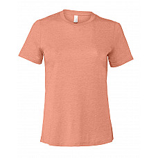 Heather Sunset Women's Relaxed Heather Jersey Short Sleeve Tee