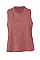 Heather Mauve Women's Racerback Cropped Tank