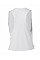 Solid White Triblend Women's Racerback Cropped Tank