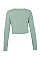 Dusty Blue Women's Cropped Crew Fleece