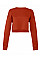 Brick Women's Cropped Crew Fleece