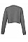 Deep Heather Women's Cropped Crew Fleece