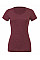 Maroon Triblend Women's Triblend Short Sleeve Tee