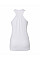 White Women's Flowy Racerback Tank