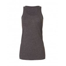 Dark Heather Women's Flowy Racerback Tank