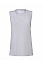 White Women's Flowy Scoop Muscle Tank