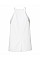 White Women's Flowy High Neck Tank