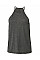 Dark Grey Heather Women's Flowy High Neck Tank