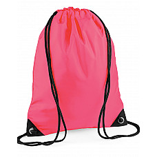 Fluorescent Pink Premium Gymsac