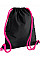 Black/Fuchia Icon Gymsac