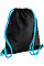 Black/ Surf Blue Icon Gymsac