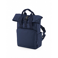 Navy Dusk Recycled Mini Twin Handle Roll-Top Backpack