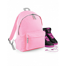 Classic Pink/ Light Grey Junior Fashion Backpack