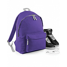 Purple/Light Grey Junior Fashion Backpack