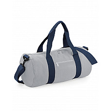 Light Grey/French Navy Original Barrel Bag