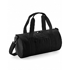 Black/Black Mini Barrel Bag