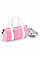 Classic Pink/White Mini Barrel Bag