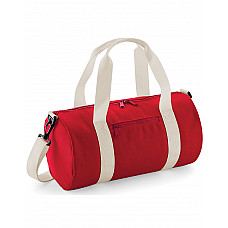 Classic Red/Off White Mini Barrel Bag