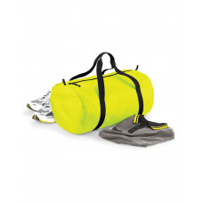 Fluorescent Yellow/Black Packaway Barrel Bag