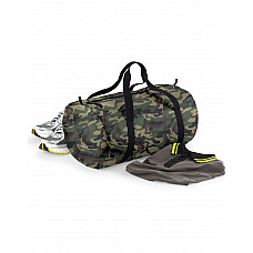 Jungle Camo/Black Packaway Barrel Bag