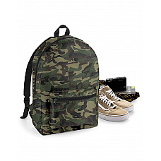 Jungle Camo/Black Packaway Backpack