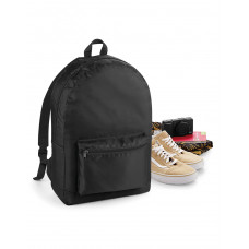 Black/Black Packaway Backpack