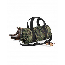 Jungle Camo Camo Barrel Bag