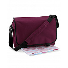 Burgundy Messenger Bag