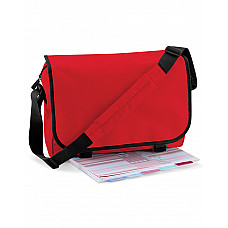 Classic Red Messenger Bag