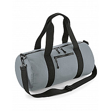 Pure Grey Recycled Barrel Bag