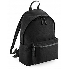 Black Recycled Backpack