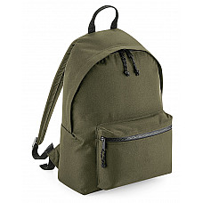 Military Green Recycled Backpack