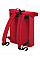 Classic Red Recycled Roll-Top Backpack